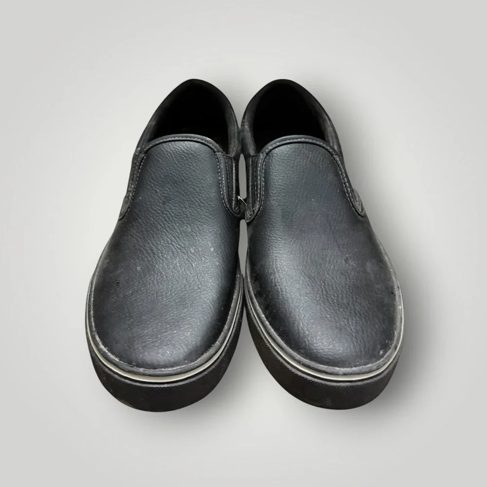 TredSafe Slip On Work Shoes Men 10 Women 11 Black Non-Slip Resistant EnduroPro